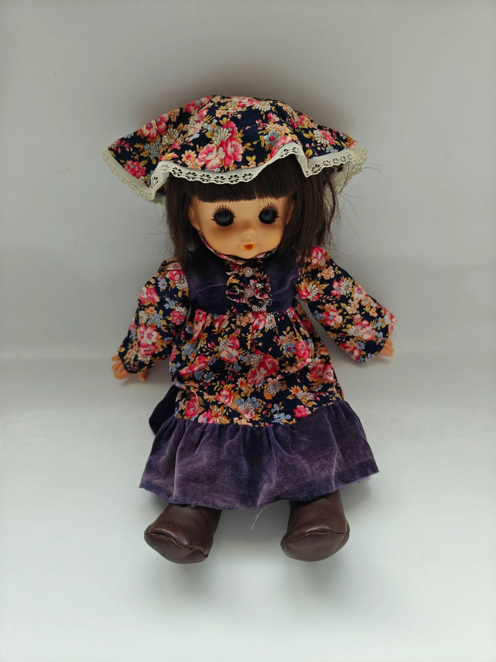 Vintage Japanse groot oog pop van circa 
37 cm – photo 2